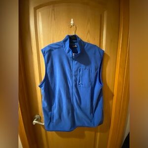 CHAPS Men’s Size XXL 2XL Full Zip Up Vest with Chest & Side Pockets